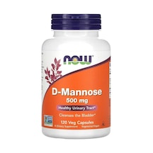 Now Foods D-mannose, 500 Mg, 120 Veg Capsules - 3433