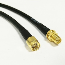 Wireless Anten Kablosu 20Cm Rp Sma Dişi - Rp Sma Erkek A+