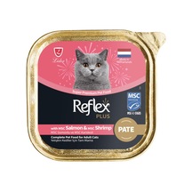 Reflex Plus Pate Somonlu Ve Karidesli Kedi Konservesi 85 Gr