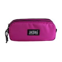 Jacbag Dual Pouch Pencıl Case-çift Bölmeli Kalemkutu - Pembe Pembe