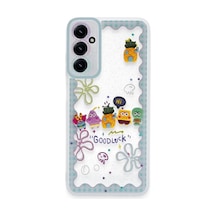 Newface Samsung Galaxy A05s Kılıf Sweet Desenli Silikon Kapak - Açık Mavi