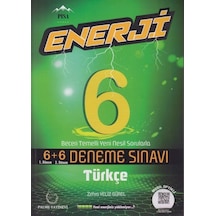 6. Sınıf Enerji Türkçe 6 + 6 Deneme Sınavı  -  Zehra Yeliz Gürel  -  Palme Eğitim