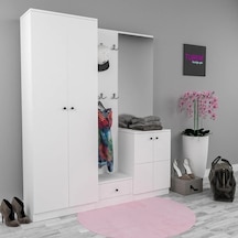 Melani Portmanto Mdf Beyaz
