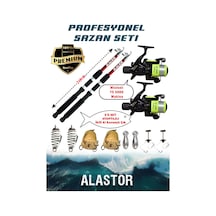 Profosyonel 2'li Sazan Olta Takımı 2 Adet Kamış 2 Adet Makine Sazan Olta Seti Makineli 49388421