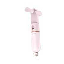 Lenyes Lhf12 Powerbank Özellikli 3 Kademeli Portatif Soğutucu El Fanı Pembe