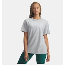 Under Armour Rival Os Campus Tee Kadın Oversize T-shirt 6007883-012 Gri