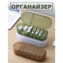 Massart Şarj Ve Kablolar İçin Kapaklı Evrensel Düzenleyici 159391167 Yeşil