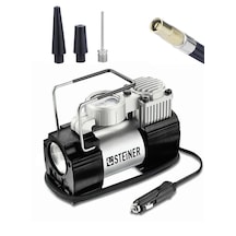 Steiner 12v Çakmaklık Girişli 150 Psi Mini Hava Kompresörü Siyah