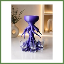 Bezos 3d Baskı Ahtapot Shot Dispenser - Eğlenceli Bardak Dağıtıcı Ve Masaüstü Sunum Aparatı Hb006