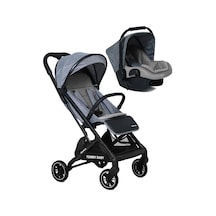 Tommybaby Quantum Kabin Travel Bebek Arabası Kabin Boy Bebek Arabası Pedli Katlanabilir Yağmurluk Hediye