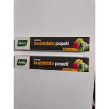 2 Kutu Astra Buzdolabı Poşeti Orta Boy 200 Adet