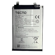 Tecno Pova 5 Lh7n Batarya Pil 6000 Mah