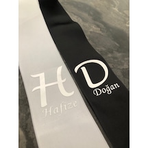 Gelin Damat Isimli Tören Takı Kurdelesi 2 Adet B-16
