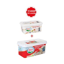 Ekici Tam Yağlı Lokum Kıvamında Beyaz Peynir 800 Gr + Ekici Süzme Peynir 400 Gr 2'li Lezzet Paketi