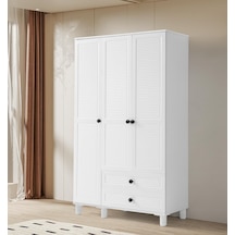 Finike Mdf 3 Kapaklı Dolap -beyaz