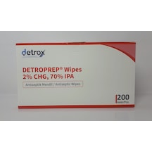 Detroprep Wipes 2%chg, 70% Ipa Antiseptik Mendil 200 Adet