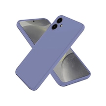 Samsung Galaxy Uyumlu A06 Kılıf First Silikon - Lila Bzsxx00 1