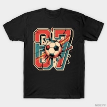 Flood Of Style 67 Futbol Topu Numarası Altı Yedi Varsity Spor T-shirt Erkekler Kadınlar Için % 100% Pamuk T Çok Renkli