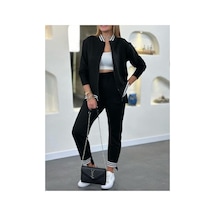 Çınar Boutique Ribanalı Ceketli 2'li Takım-siyah - Xl Siyah Siyah
