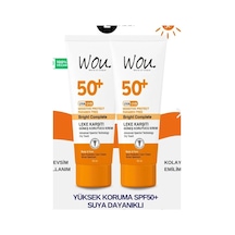 Wou Leke Karşıtı Yüksek Koruyucu Güneş Kremi SPF50+ 50 ML