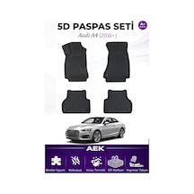 Audi A4 2016+ Araca Özel Havuzlu "karbon" Paspas Takımı