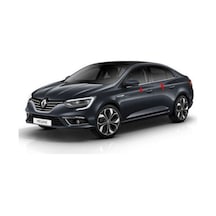 Renault Megane-4 2016 Ve Üzeri Krom Cam Çıtası Sedan 6 Parça Paslanmaz Çelik