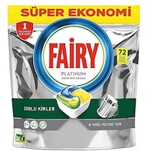 Fairy Platinum Bulaşık Makinesi Deterjanı 72 Tablet