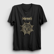 Presmono Unisex Demonica Behemoth T-shirt Siyah