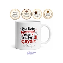 Aile Mizahı İçin Kişiye Özel Komik Baskılı Kupa Bardak Hediye Beyaz / Çok Renkli