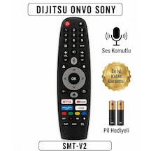 Dijitsu Onvo Sony Sesli Kumanda Smt-v2 Pil
