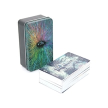 Metal Kutulu Tarot Kartı Karışık Renk
