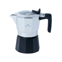 On Off Kamp Kahve Potu Moka Pot 150 Ml 2 Cup Gümüş Siyah