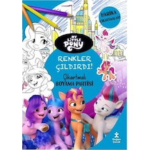 My Little Pony Renkler Çıldırdı! Çıkartmalı Boyama Partisi- Doğan Çocuk