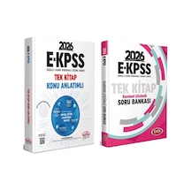 Editör Yayınları 2026 Ekpss Tek Kitap Konu Anlatımlı Ve Data Soru Bankası Seti 2 Kitap