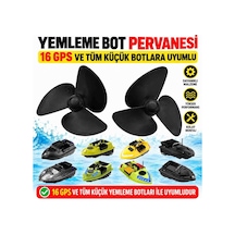 Yemleme Botu Pervanesi 16 Gps Ve Tüm Küçük Yemleme Botlarına Uyumlu Sağ Sol Pervane Seti
