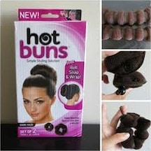 Saç  Tokası.Hot Buns Stk001 Siyah
