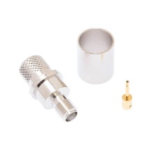 Sma Dişi Lmr400-rg8-tzc500 Sıkmalı Tip Rf Konnektör Crimp Sf400