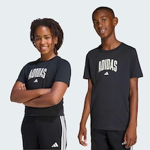 Adidas Collegiate Graphic Çocuk Siyah Tişört Ke1348 Siyah