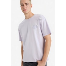 Defacto Boxy Fit Lila Erkek T-shirt G0513ax/pr307 Lila