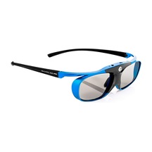 Hi-shock Blue Heaven Aktif 3d Gözlük - Acer, Benq, Optoma, Vivitec, Viewsonic, Lg'nin Dlp 3d Projektörleriyle Uyumlu - Şarj Edilebilir Pil - 40 Saat Pil Ömrü Gözlük Kılıfı İle