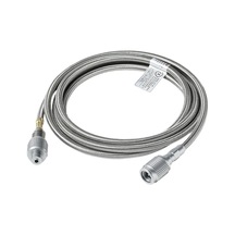 Dolıty Propan Adaptörü Hortum Bağlantısı Evrensel 2 Metre Gri