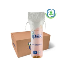 İpek Makyaj Temizleme Pamuğu Yuvarlak 30 x 70'li