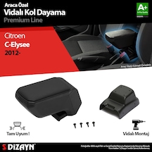 S-dizayn Citroen C-elysee Kol Dayama Kolçak Abs Vidalı Siyah 2012 Üzeri A+ Kalite