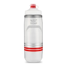 West Bıkıng Yp0721046 Spor Yalıtımlı Su Şişesi Bisiklet Sıkma Pp5 Su Kabı 620Ml Bpa Içermez Fda Sertifikası Yok - Beyaz