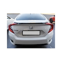 Honda Civic 2012+ Geniş Spoiler Bagaj Üstü Abs Plastik Piano Black