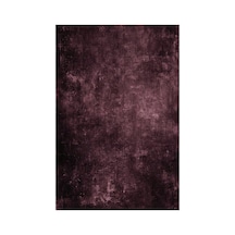 Kartela Halı Grunge Halı Kaymaz Taban Makinede Yıkanabilir Halı Bordo - 80 X 120 Cm