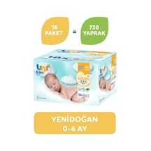 Uni Baby Yenidoğan Islak Havlu Mendil 18 x 40'lı