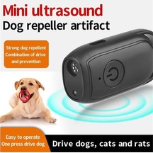 Jialan Mini Ultrasonik Köpek Kovucu Usb Şarj Edilebilir Köpek A