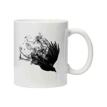 Kupa Bardak Blackbird Black Bird Smoke After Dark Picsart