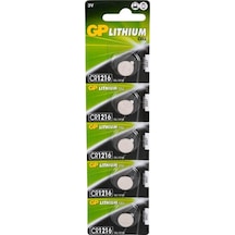 AYT Ticaret HT-101 GP CR1216 3 VOLT LİTYUM PİL 5Lİ PAKET